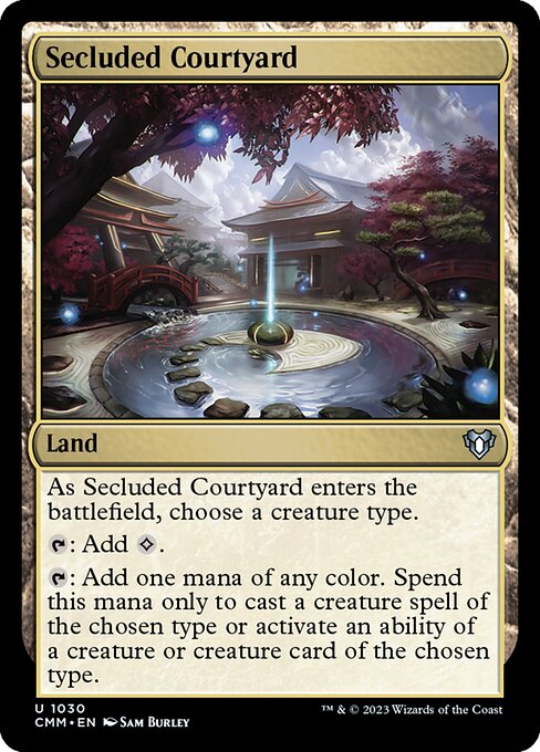 Secluded Courtyard (1030) - Commander Masters - Game On