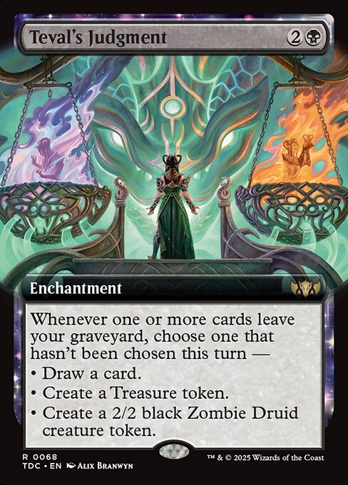Teval's Judgment (68) - EXTENDED ART - Tarkir: Dragonstorm Commander - Game On