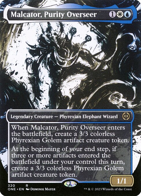 Malcator, Purity Overseer (320) - BORDERLESS - Phyrexia: All Will Be One - Game On