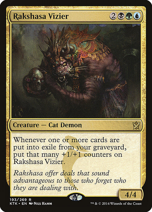 Rakshasa Vizier (193) (Foil) - Khans of Tarkir - Game On