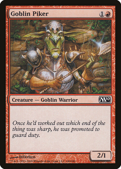 Goblin Piker (140) - Magic 2010 - Game On