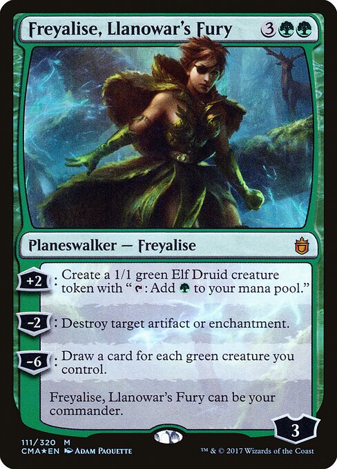 Freyalise, Llanowar's Fury (111) (Foil) - Commander Anthology - Game On