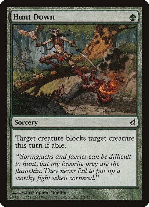 Hunt Down (218) (Foil) - Lorwyn - Game On
