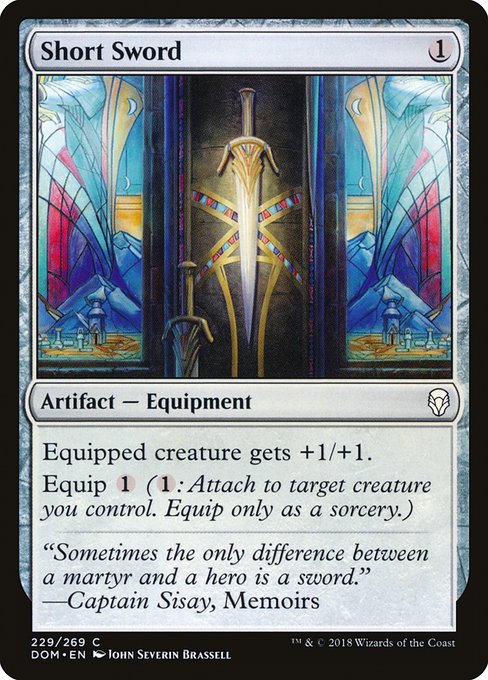 Short Sword (229) (Foil) - Dominaria - Game On