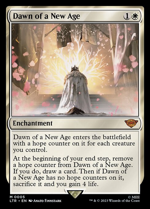 Dawn of a New Age (5) (Foil) - The Lord of the Rings: Tales of Middle-earth - Game On