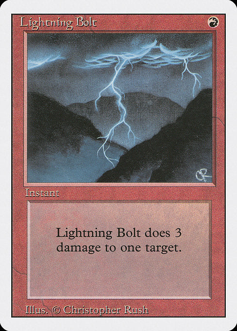 Lightning Bolt (162) - Revised Edition - Game On