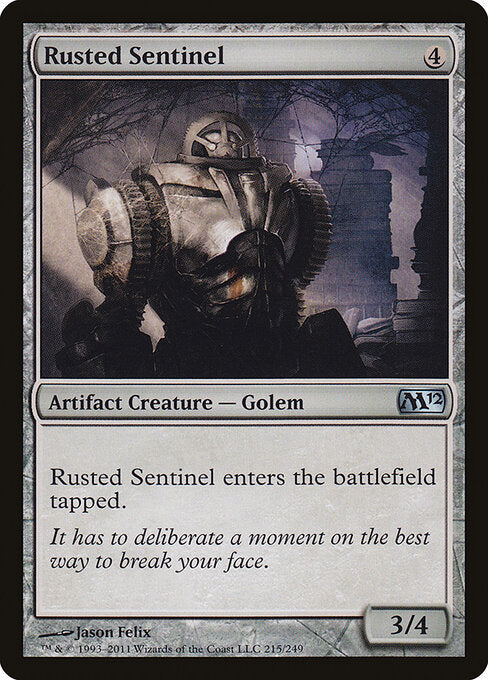 Rusted Sentinel (215) (Foil) - Magic 2012 - Game On