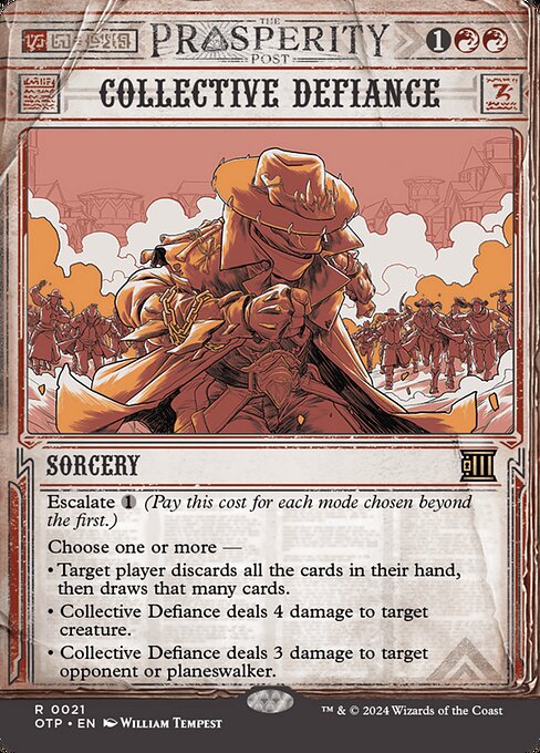 Collective Defiance (21) - BORDERLESS (Foil) - Breaking News - Game On