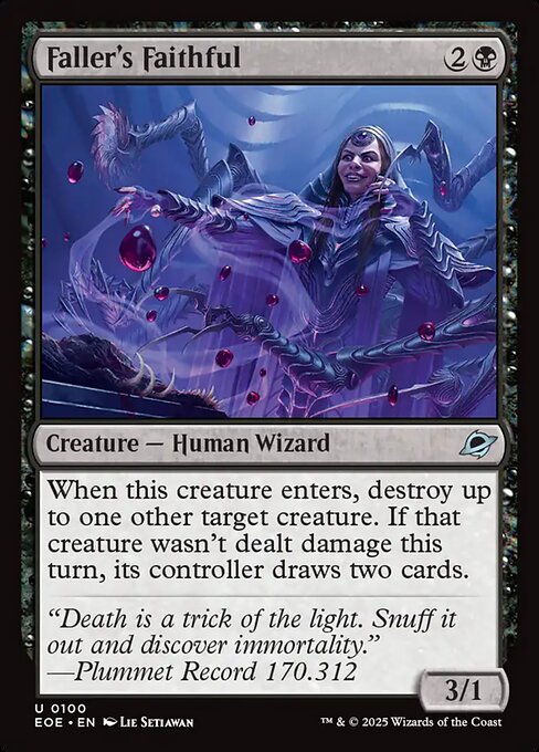 Faller's Faithful (100) (Foil) - Edge of Eternities - Game On