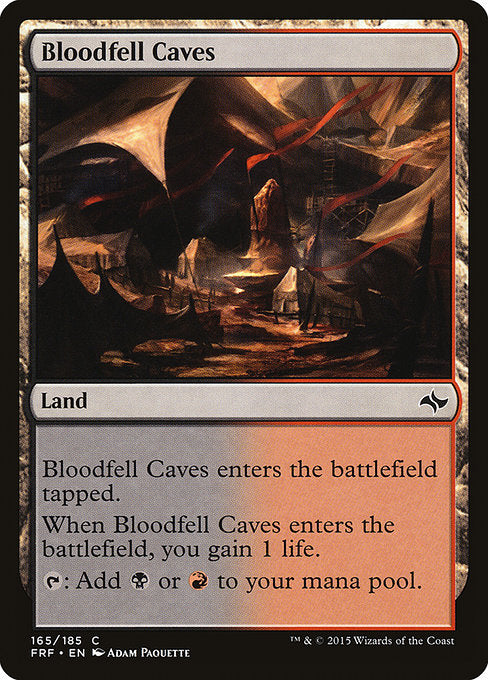 Bloodfell Caves (165) (Foil) - Fate Reforged - Game On
