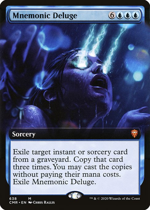Mnemonic Deluge (638) - EXTENDED ART - Commander Legends - Game On