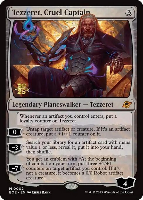 Tezzeret, Cruel Captain (2s) (Foil) - Edge of Eternities Promos - Game On