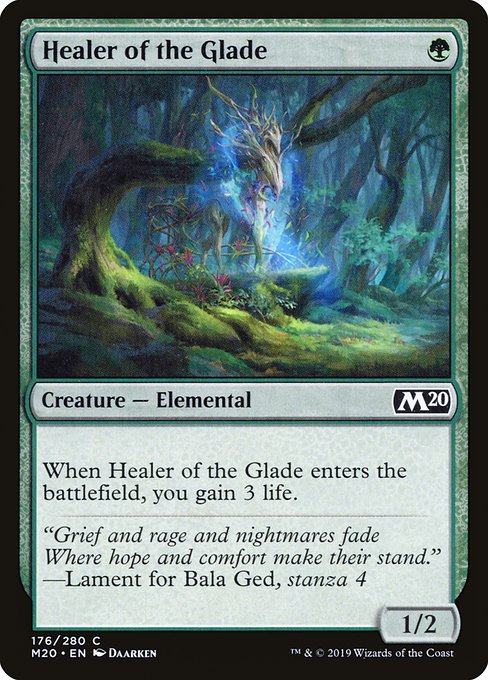 Healer of the Glade (176) (Foil) - Core Set 2020 - Game On
