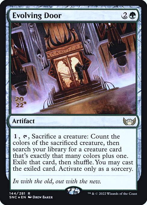 Evolving Door (144s) (Foil) - Streets of New Capenna Promos - Game On