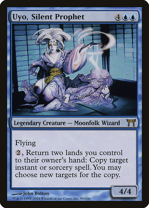 Uyo, Silent Prophet (99) (Foil) - Champions of Kamigawa - Game On