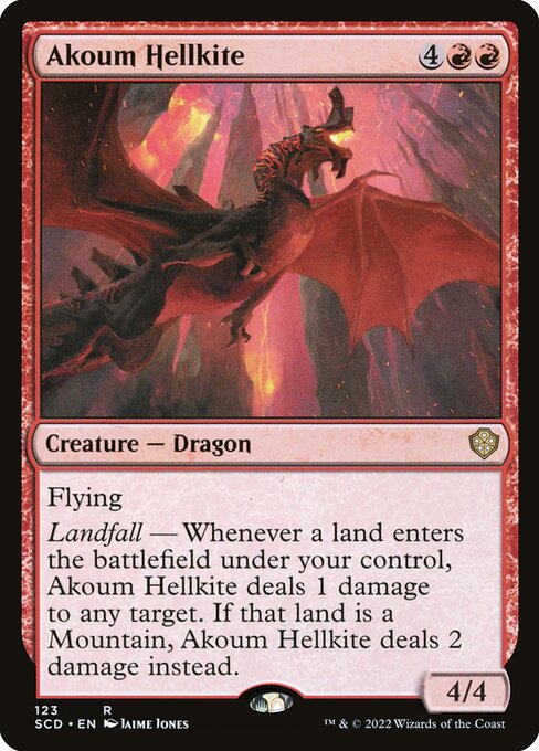 Akoum Hellkite (123) - Starter Commander Decks - Game On