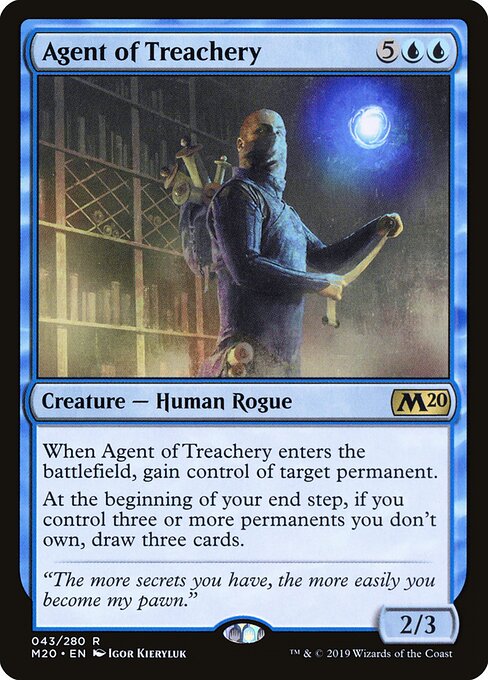 Agent of Treachery (43) (Foil) - Core Set 2020 - Game On
