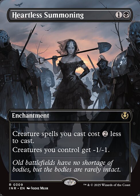 Heartless Summoning (309) - BORDERLESS - FULL ART - Innistrad Remastered - Game On