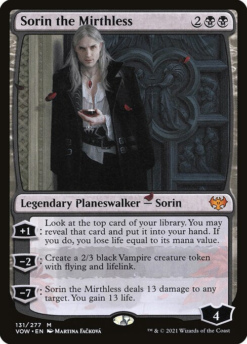 Sorin the Mirthless (131) (Foil) - Innistrad: Crimson Vow - Game On