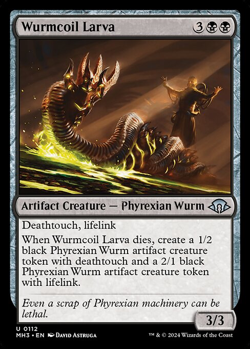 Wurmcoil Larva (112) - Modern Horizons 3 - Game On