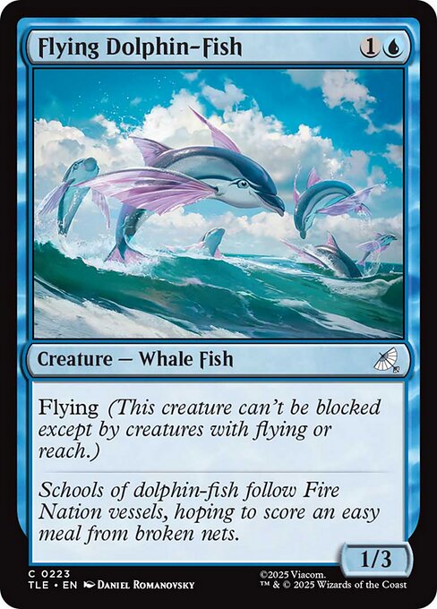 Flying Dolphin-Fish (223) (Foil) - Avatar: The Last Airbender Eternal - Game On