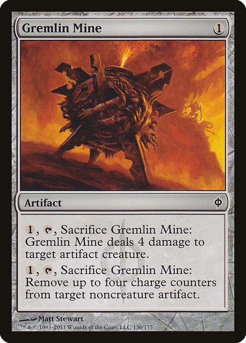 Gremlin Mine (136) (Foil) - New Phyrexia - Game On