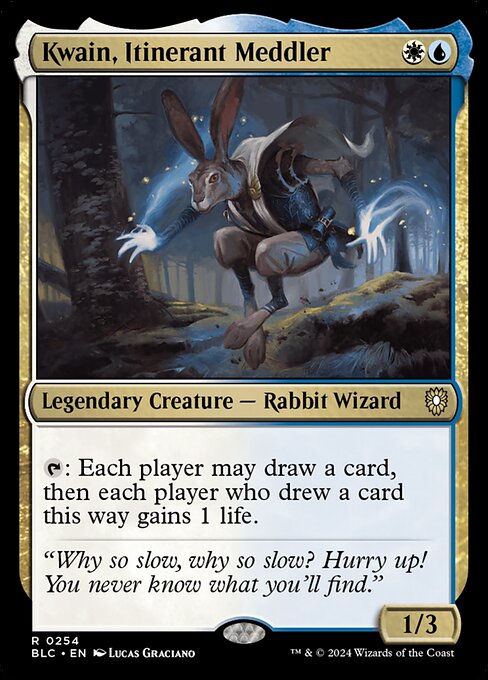 Kwain, Itinerant Meddler (254) - Bloomburrow Commander - Game On