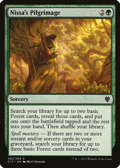 Nissa's Pilgrimage (155) - Commander 2017 - Game On