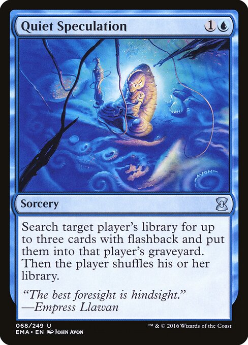 Quiet Speculation (68) (Foil) - Eternal Masters - Game On
