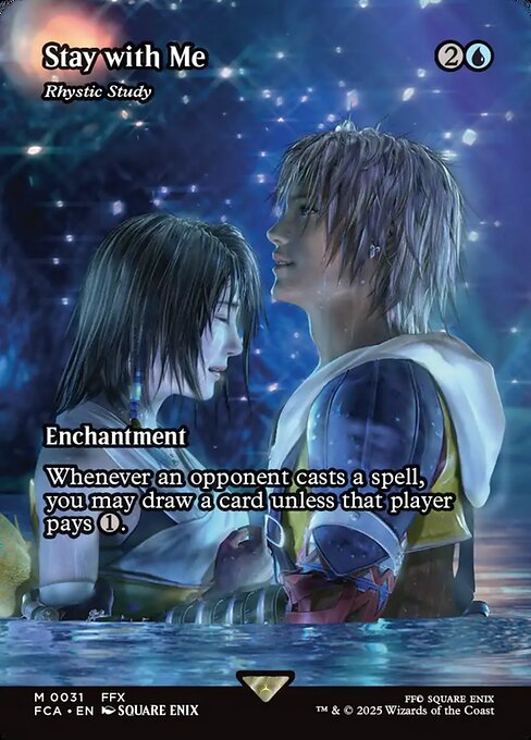 Rhystic Study (31) - BORDERLESS - FULL ART - Final Fantasy: Through the Ages - Game On