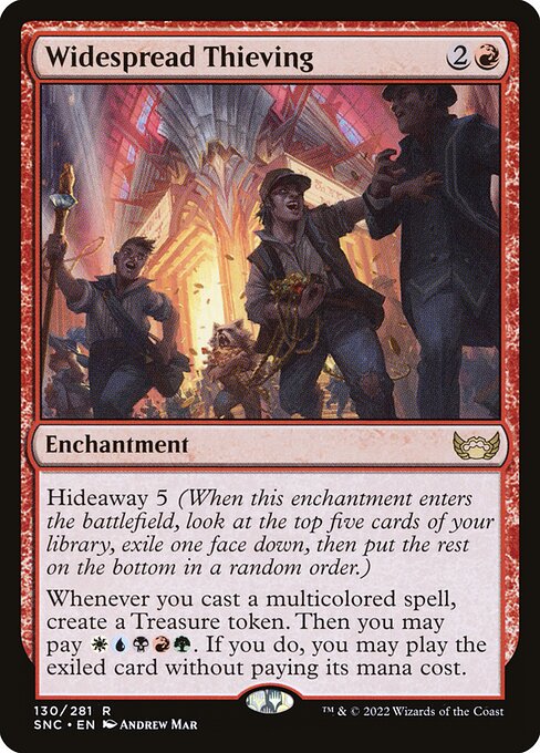 Widespread Thieving (130) (Foil) - Streets of New Capenna - Game On
