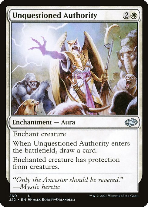 Unquestioned Authority (260) - Jumpstart 2022 - Game On