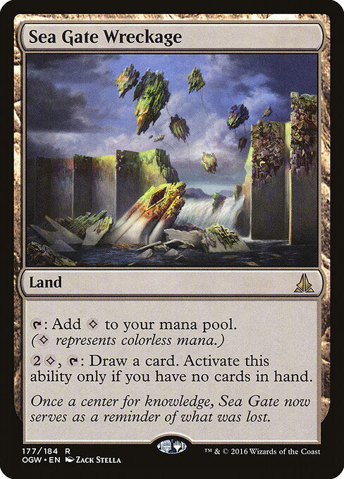 Sea Gate Wreckage (177) (Foil) - Oath of the Gatewatch - Game On