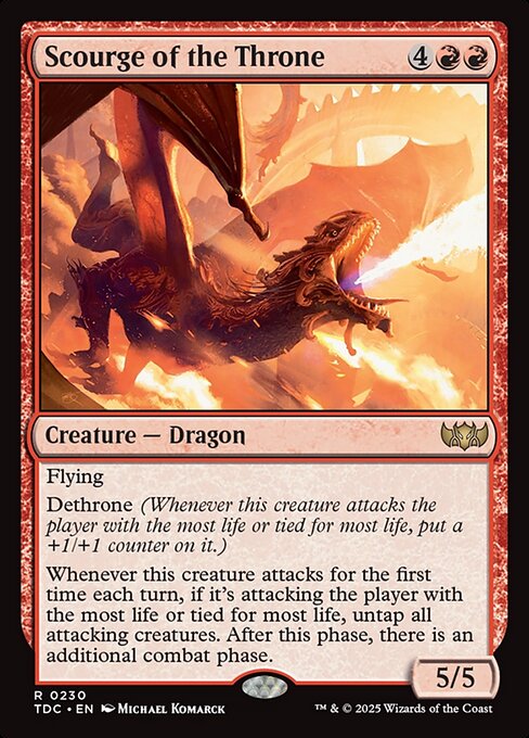 Scourge of the Throne (230) - Tarkir: Dragonstorm Commander - Game On