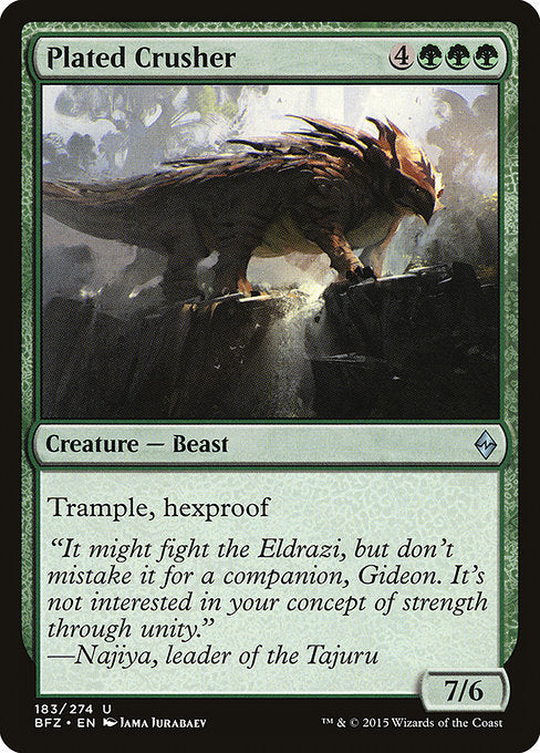 Plated Crusher (183) (Foil) - Battle for Zendikar - Game On