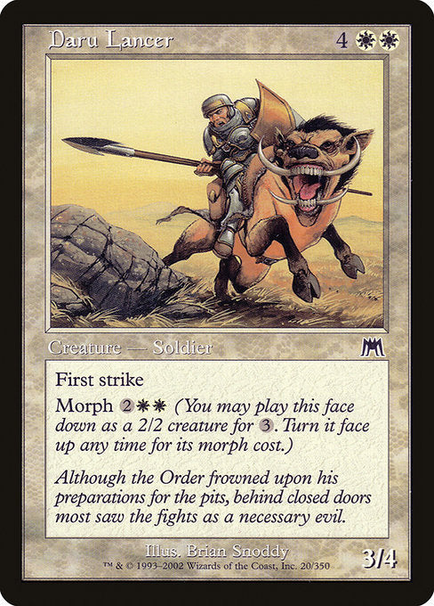 Daru Lancer (20) (Foil) - Onslaught - Game On