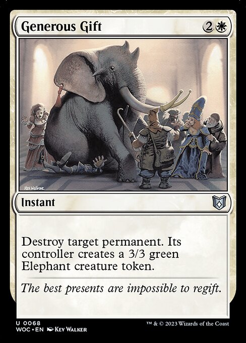 Generous Gift (68) - Wilds of Eldraine Commander - Game On