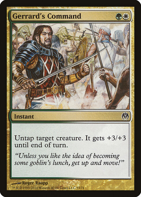 Gerrard's Command (53) - Duel Decks: Phyrexia vs. the Coalition - Game On