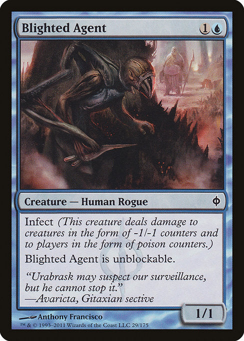 Blighted Agent (29) - New Phyrexia - Game On