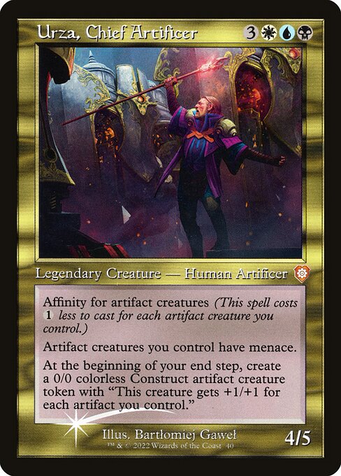 Urza, Chief Artificer (40) (Etched) - The Brothers' War Commander - Game On
