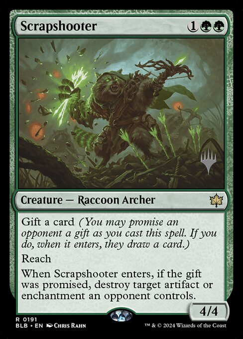 Scrapshooter (191p) - Bloomburrow Promos - Game On