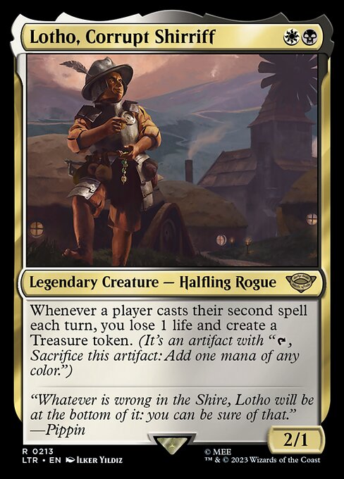 Lotho, Corrupt Shirriff (213) (Foil) - The Lord of the Rings: Tales of Middle-earth - Game On