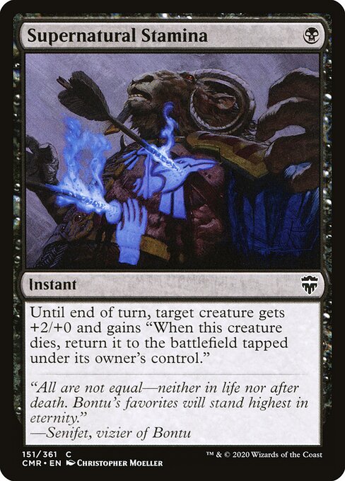 Supernatural Stamina (151) (Foil) - Commander Legends - Game On