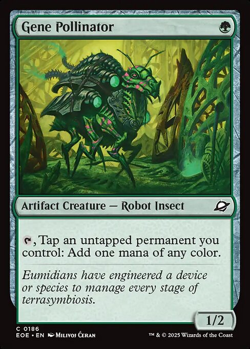 Gene Pollinator (186) (Foil) - Edge of Eternities - Game On
