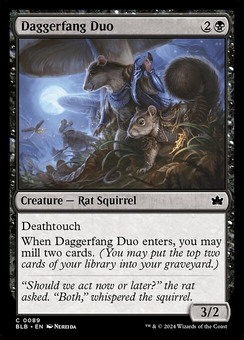 Daggerfang Duo (89) (Foil) - Bloomburrow - Game On