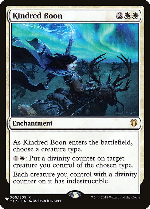 Kindred Boon (C17-5) - The List - Game On