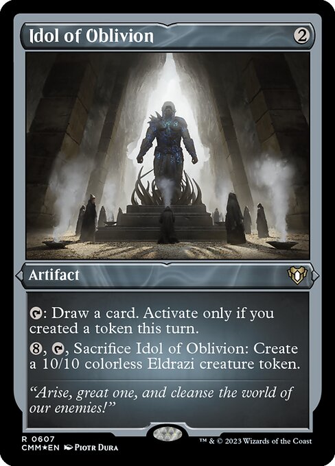 Idol of Oblivion (607) (Etched) - Commander Masters - Game On