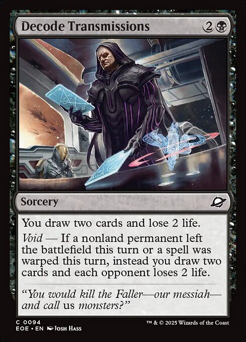Decode Transmissions (94) (Foil) - Edge of Eternities - Game On