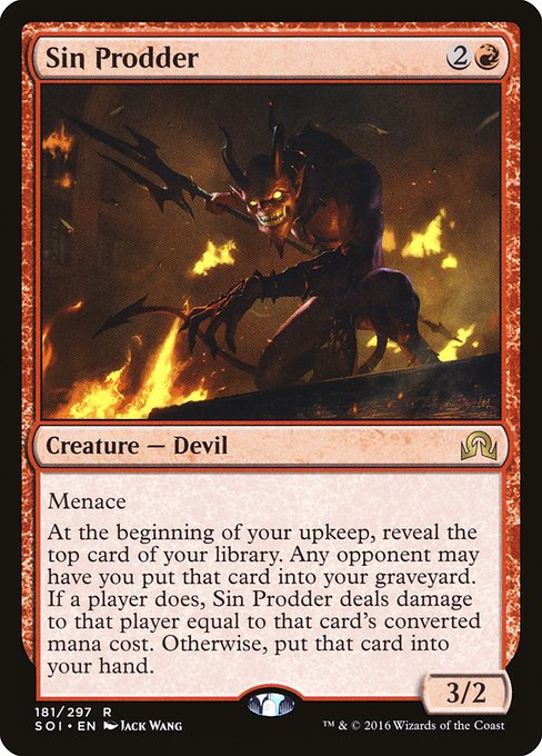 Sin Prodder (181) (Foil) - Shadows over Innistrad - Game On