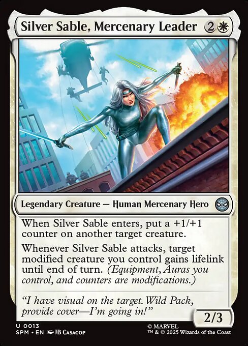 Silver Sable, Mercenary Leader (13) - Marvel's Spider-Man - Game On